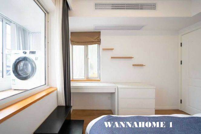 Modern&Spacious Elevator 1Bdr 1Bath Apt+West Nanjing Rd CBD+Nice Compound