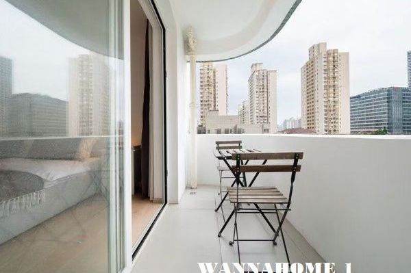  Open Balcony+Awesome View+Spacious&Modern 2Brs 1Bath Apt+Nice Compound+Xin Tian Di CBD