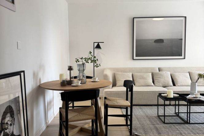 Modern&Spacious&Bright 1Br Apt +heating | Jing'an Temple &Changping rd 