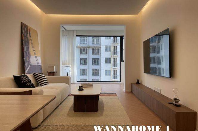 Fabulous&Spacious 1Bdr 1Bath Apt+Zhong Shan Park+Large Covered Balcony+Nice Compound