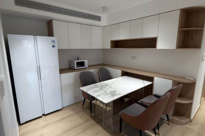 2Br,1Bath,Grand plaza,Jing'an,IAPM,Julu Rd, new deco