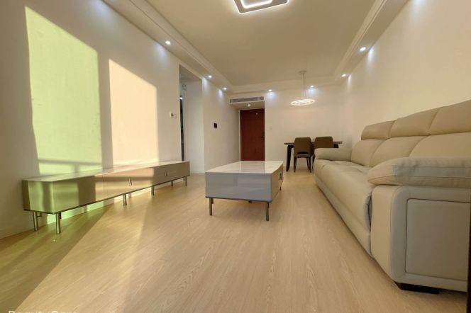 modern big 2brs floor heating good river view balcony beside Huang pu river IFC line2,9,14