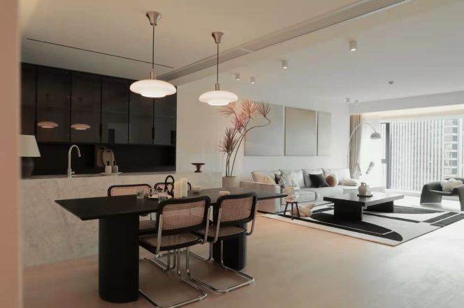 super modern 3brs plus study beside Huang pu river floor heating balcony in Lujiazui