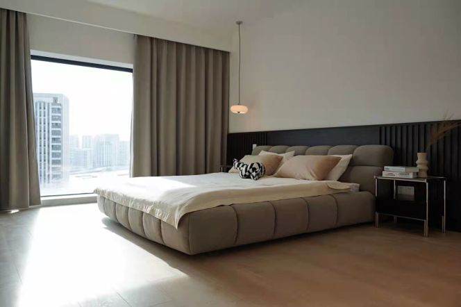 super modern 3brs plus study beside Huang pu river floor heating balcony in Lujiazui