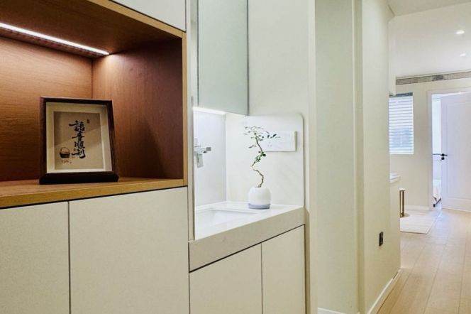 Modern 1Br/1Lr/1Bt apt nr Jingan temple,M2/7/14