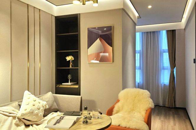 1b1b service apt fully equipped with daily necessities Near Beiyangjing Rd(Line6)