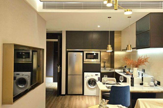 1b1b service apt fully equipped with daily necessities Near Beiyangjing Rd(Line6)