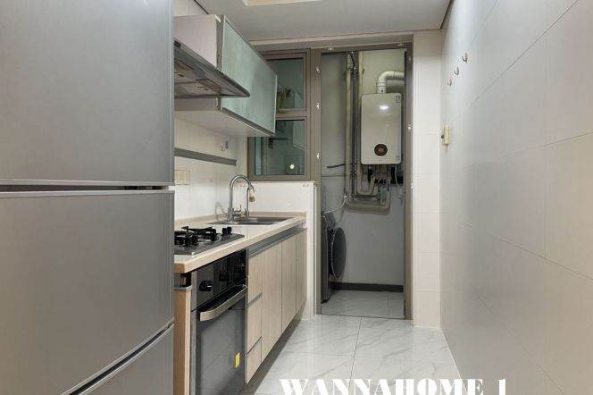 Top Compound+Jing An Temple+ Modern&Spacious&Bright 1Bdr 1Bath Apt+Free Club