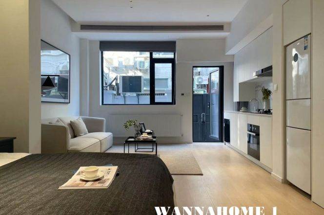 Modern&Bright&Spacious 1Bdr 1Bath Apt+Nice Terrace+West Nanjing Rd CBD