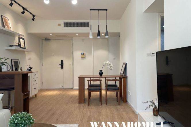 Top Compound+Jing An Temple+ Modern&Spacious&Bright 1Bdr 1Bath Apt+Free Club