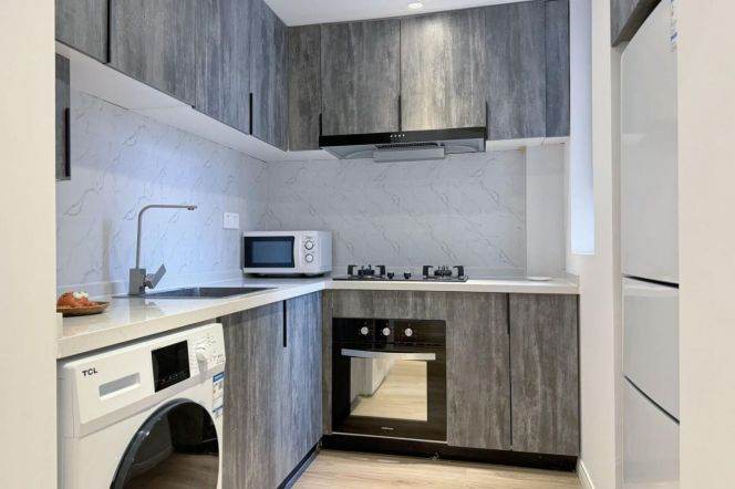 Nice 2bedrooms Apt +Floor Heating+central AC+oven@Changping Rd