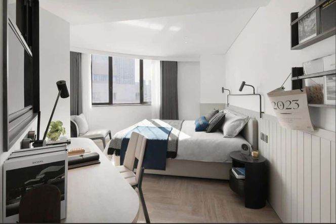 Brand-new luxury studio serviced apt in Jing'an nr L3,4,8