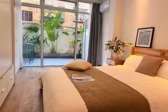 Nice 2Brm With A Garden Near Line 3/4 West Yan'an Rd