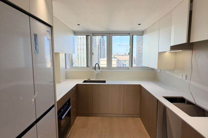 new 3brs floor heating nice view modern furniture near Zhong shan park line 2,3,4