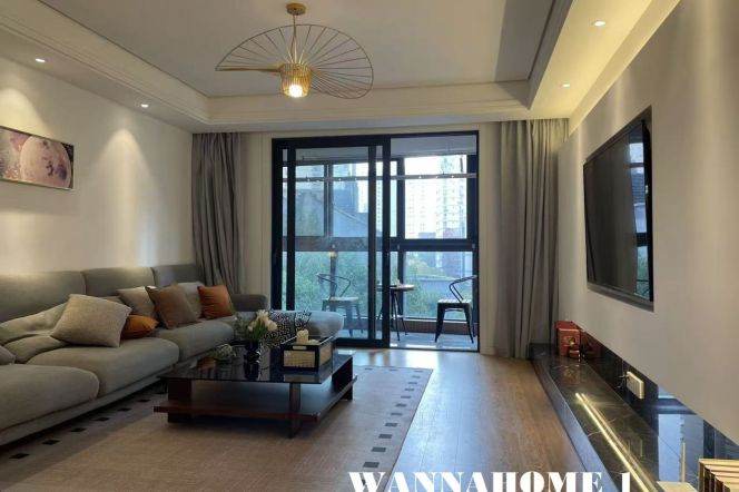 Top Compound+Modern&Spacious 2Bdrs 2Baths Apt+Large Balcony+Nice View