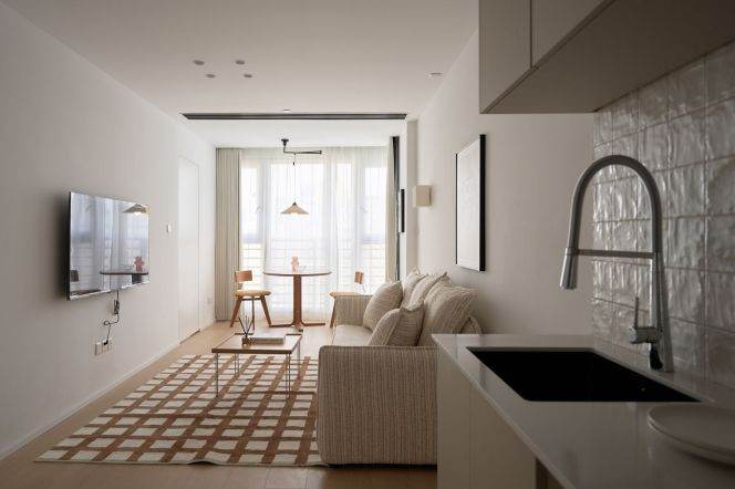 Elevator 1BR-Weekly cleaning service provided-2-minute ride to Line 9-Dapuqiao