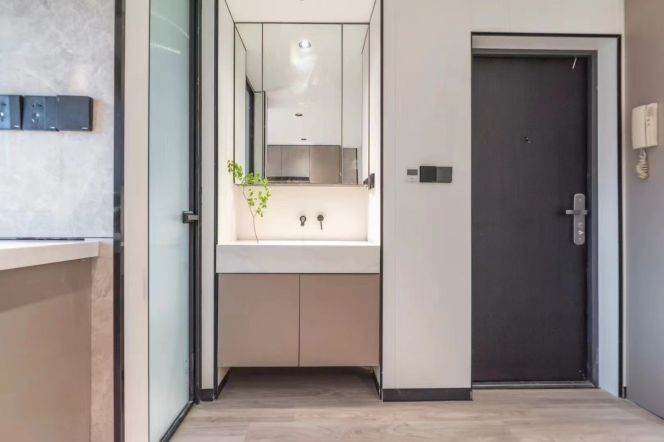 Floor heating modern 1BR APT Jiashan Rd 9.9k