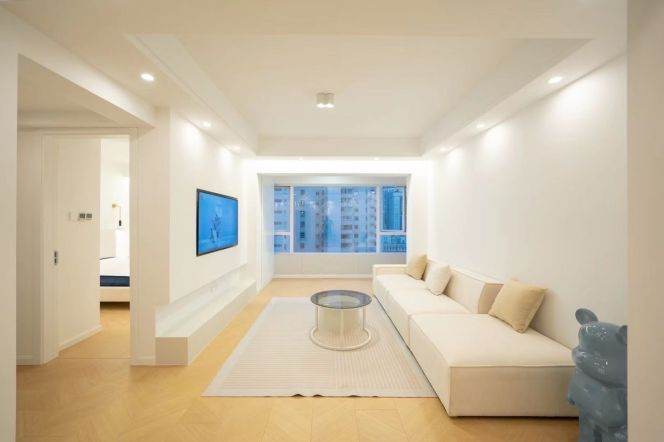 Changping Rd metro/2br1bt/central AC/floor heat/free club/tennis court/pool