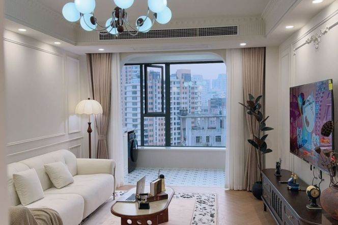 Lujiabang/Madang Rd metro/2br2bt/central AC/floor heat/oven