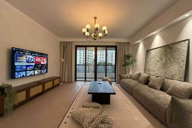 Xintiandi/Laoximen/3br2bt/central AC/floor heat/oven/outdoor balcony