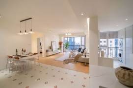 modern big 3brs floor heating modern furniture in Xujiahui line 1,9,11 Xujiahui park