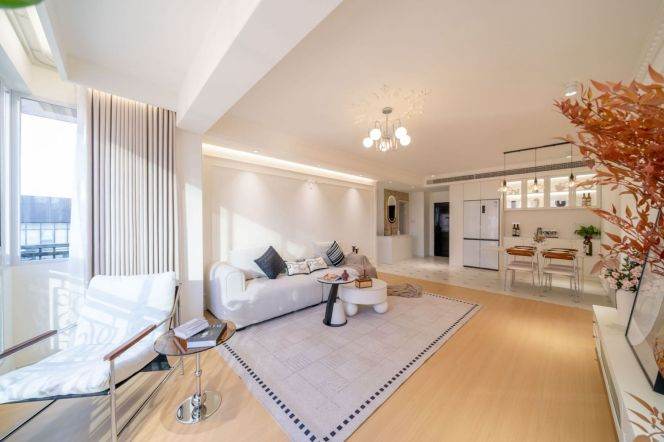 modern big 3brs floor heating modern furniture in Xujiahui line 1,9,11 Xujiahui park