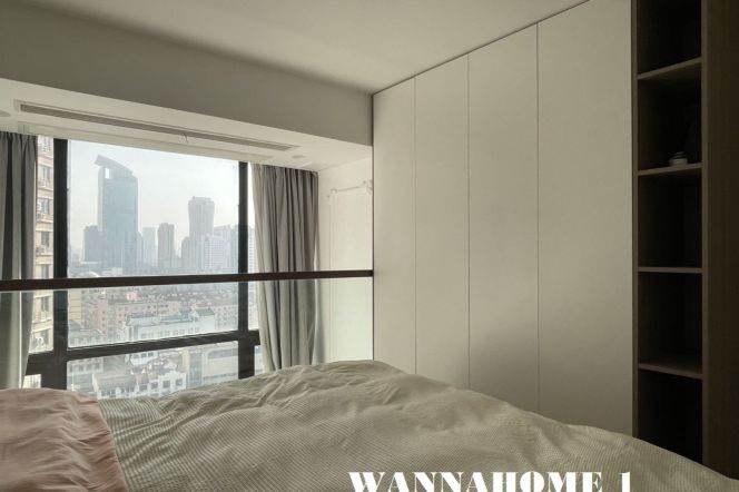 Spacious&Modern Duplex 2Bdrs 1Bath Apt+West Nanjing Rd CBD+Great Building+Nice View