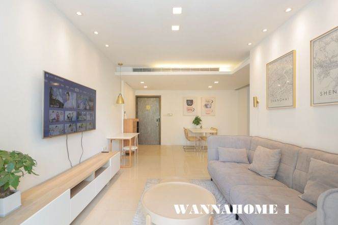 Top Compound/Spacious&Bright 1Bdr 1Bath Apt+ Open Balcony+West Nanjing Rd CBD