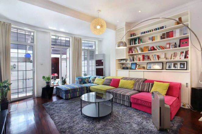 Jing'an Temple Station 1Br with Yard Line2/7/14