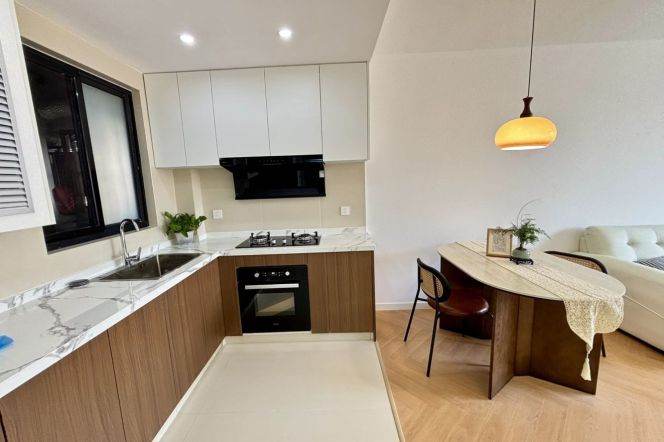 loushanguan rd elevator 1BR/big living room@L2/15