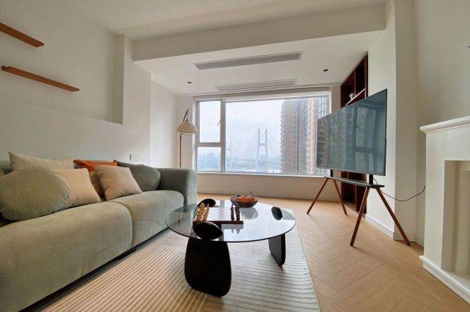 2Bdrs 2Baths /Spacious&Bright /Line4 Nanpu Bridge/Elevator/nice view