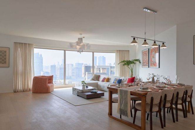 Shimao Riviera Garden Spacious and bright 4Br/3bt@Lujiazui 280sqm ceiling to floor windows