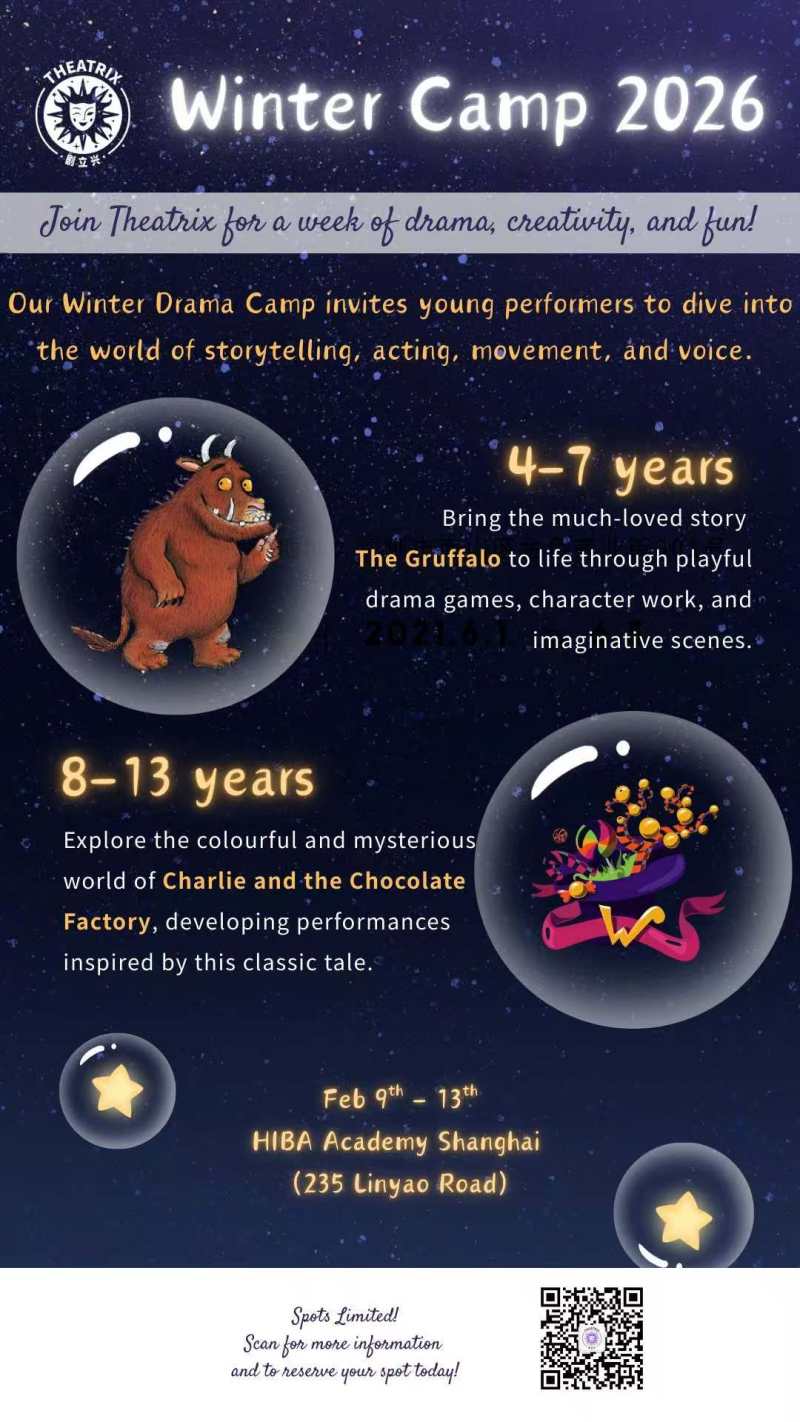 Theatrix Winter Creative Drama Camp