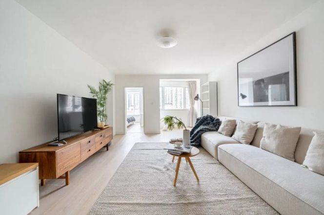 modern big 2brs floor heating modern furniture near west nan jing road line 2,12,13 