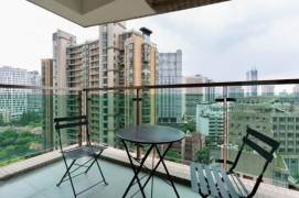 modern 2brs floor heating open balcony nice view in top 3 compound jing an line 2,12,13