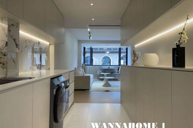 New&Spacious&Modern&Bright 2Bdrs 1Bath Apt+L13 West Nan Jing Rd +Nice View/Great Location