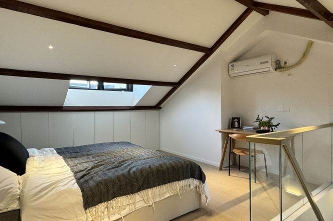 Jing'an Temple & South Shanxi rd Metro L2&7&12 | 1Br LOFT + Wall heating