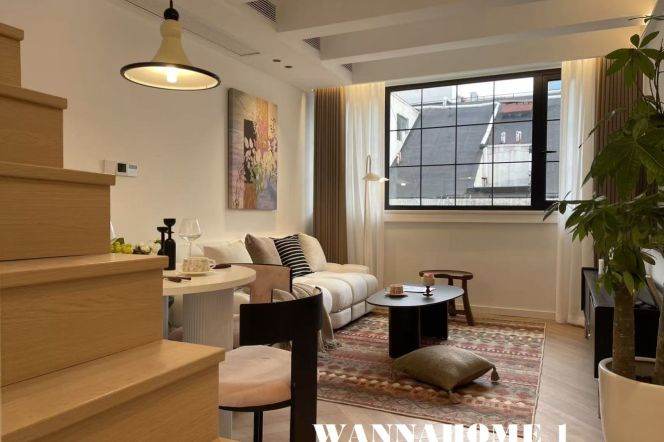 Modern&Spacious&Bright Duplex 1+1sBdr 1Bath Apt+Nice Terrace+L7 Chang Ping Rd+Clean Compound