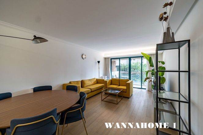 Top Compound+Spacious&Modern 3Bdrs 2Baths Apt+Hua Shan Rd/An Fu Rd/Wu Kang Rd+Large Balcony