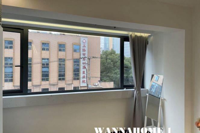 Modern&New&Spacious Elevator 2Bdrs 2Baths Apt+Jing An Temple+Large Closet