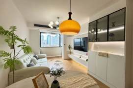 Floor heating one bedroom elevator Apt Central AC+oven@Zhongshan Park