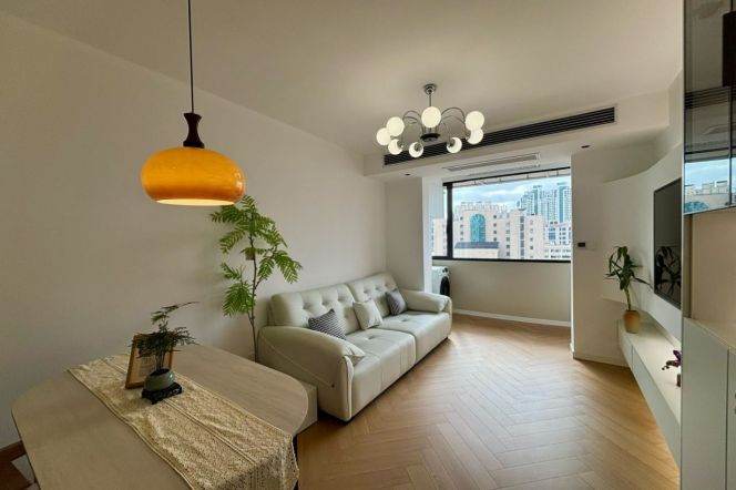 Floor heating one bedroom elevator Apt Central AC+oven@Zhongshan Park