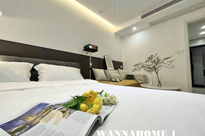 Modern&Bright 1Bdr 1Bath+Jing An Temple+L7 Chang Ping Rd+Clean Compound+2F Walk Up