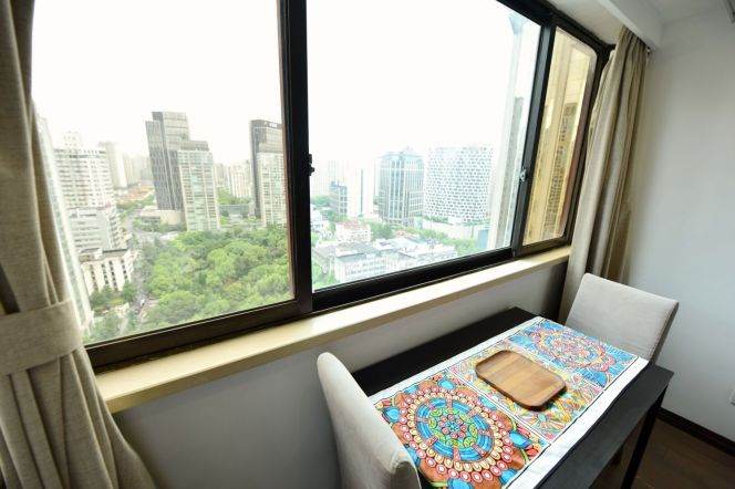 Valuable Highrise 1Bedroom with Bird-eyed View of Xintiandi 7K