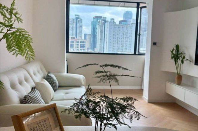 Floor heating one bedroom elevator Apt Central AC+oven@Zhongshan Park