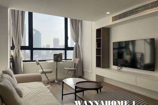 L7 Chang Ping Rd+Spacious&Modern Duplex 2Bdrs 1Bath Apt+W Nanjing Rd CBD+Nice Building