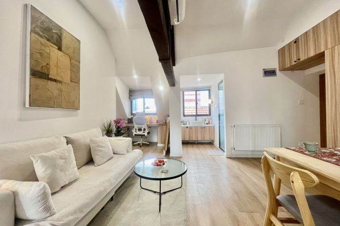 Stunning 1Br apt,outdoor balcony,West Nan Jing rd station,L2,12,13