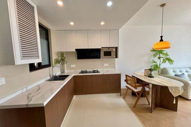 Elevator Newly Renovated Spacious 1Br/2Lr/1Bt@L2/3/4 Zhongshan Park Metro Station 