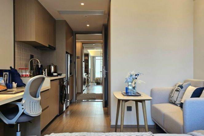 1br studio Service Apt Near Gaoqing Rd(Line 6)