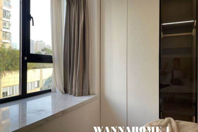 Spacious&Modern&Bright 1Bdr 1Bath Apt+W Nanjing Rd CBD+Nice Building+L7 Chang Ping Rd+Su Zhou Creek